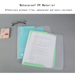 Bolsa de organza portátil, 5 bolsillos, acordeón Vertical, carpeta de PP, carpeta de archivos, índice de prueba de estudiante, carpeta de archivos, suministros de regalo - Product Image 4