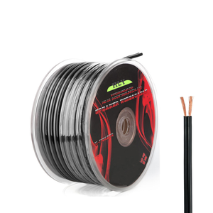 Câble Haut-Parleur Haute Performance Double Noyau Argenté Noir Idéal pour la Connexion de Systèmes Hi-Fi, Home Cinéma ou de Haut-Parleurs de Voiture - Product Image 3