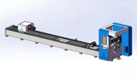 Machine de découpe laser à fibre semi-automatique BLFT 6024 pour tubes, découpeuse laser industrielle pour tubes métalliques en acier et aluminium