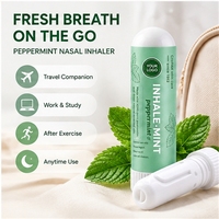 Patch de soin naturel à l'aromathérapie à la menthe poivrée pour le soulagement de la congestion nasale, stimulant et anti-somnolence, usage quotidien