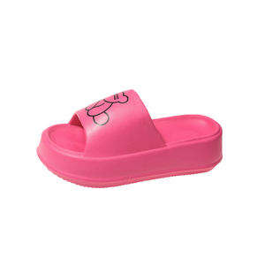 Sandales compensées pour femme à talon de 8 cm avec plateforme en EVA, séchage rapide, motif ours, pour le printemps et l'été, usage domestique - Product Image 4