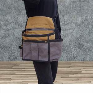Sac de ceinture utilitaire robuste en toile classique pour électriciens et techniciens, avec poches de rangement pour outils et quincaillerie - Product Image 1