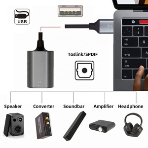 <span class=keywords><strong>สาย</strong></span>อะแดปเตอร์ USB <span class=keywords><strong>เป็น</strong></span> TosLink SPDIF <span class=keywords><strong>สาย</strong></span> USB2.0 <span class=keywords><strong>เป็น</strong></span> PCM TosLink SPDIF ตัวเมีย <span class=keywords><strong>สาย</strong></span>อะแดปเตอร์เสียง <span class=keywords><strong>สาย</strong></span>ไฟเบอร์ออปติก USB TosLink - Product Image 5