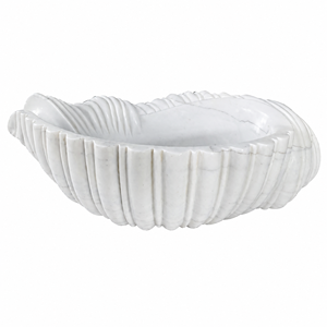 อ่างล้างมือแบบติดผนังหินธรรมชาติหรูหราจาก Poulars Wholesale พร้อมฐานหินอ่อนหยกขาว - Product Image 2