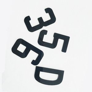 Lettres de <span class=keywords><strong>plaque</strong></span> d'<span class=keywords><strong>immatriculation</strong></span> en acrylique Gel 3D personnalisées professionnelles autocollants de voiture en plastique adhésifs 3M - Product Image 2