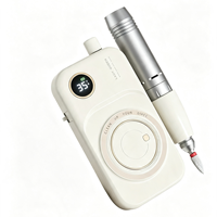 Ponceuse à ongles électrique sans fil à moteur brushless, stylo de ponçage en carbure pour usage domestique et hôtelier, manucure et polissage