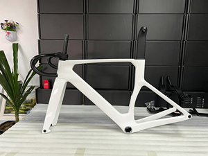 Cadre de vélo de route SUNREMO 32C en fibre de carbone avec freins à disque, finition brillante, 142x12mm, fourche et dérailleur <span class=keywords><strong>avant</strong></span> mécanique/<span class=keywords><strong>Di2</strong></span>, 2800g - Product Image 2