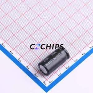 Condensateur électrolytique en aluminium ERA25V3300M13X25 à montage traversant, composant à montage traversant THT, D13xL25mm 3300uF 20% 25V 5mm - Product Image 2