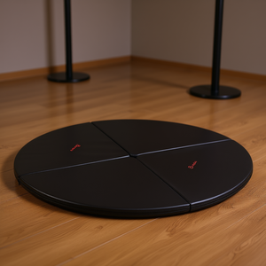 Dancepods - Tapete Protector para Barra de Baile, 2' x 5', Plegable, Negro, Portátil, Ligero, Fácil de Instalar y Guardar - Product Image 2