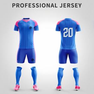 Maillot <span class=keywords><strong>de</strong></span> football personnalisé DIY, col rond, manches courtes, respirant, 100 % polyester, 220 g, haute qualité, toutes saisons, <span class=keywords><strong>Porto</strong></span> Home - Product Image 2