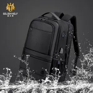 여행 노트북 배낭 가방 남자 sac a dos Mochila 방수 비즈니스 사용자 정의 Bagpack USB 충전기