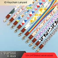 Correa Corta para Llaves, Lanyard Promocional, Correa de Muñeca para Teléfono Móvil, Lanyard Personalizado por Sublimación con Diseño de Doble Cara, Llaveros