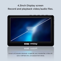 Convertisseur vidéo numérique ezcap, enregistreur USB pour VCR VHS Hi8 Camcorder AV RCA, capture vers MP4, pour systèmes de jeux DVD