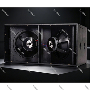 Haut-parleur passif professionnel <span class=keywords><strong>DS218</strong></span> haute puissance 1600W avec double subwoofer de 18 pouces, aimant de 220 mm, bobine de 100 mm pour activités extérieures/intérieures - Product Image 3