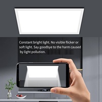 Éclairage intérieur, panneau LED encastré pour la maison, bureau, lumière LED rectangulaire ultra-fine pour plafond, dimmable