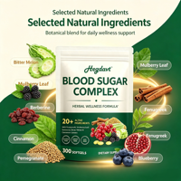 Extracto Herbal Complejo para el Azúcar en Sangre en Cápsulas Blandas, 300 Unidades, Apoyo al Bienestar General, Suplemento Dietético, Marca Privada OEM