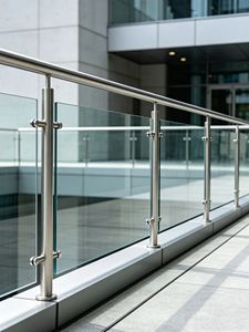 Support de main courante d'escalier en acier inoxydable, design minimaliste, durable, pour usage extérieur, support de montage réglable - Product Image 5