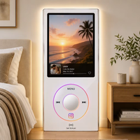 Miroir LED personnalisable ODM avec capteur de mouvement, commande tactile, réglable, anti-buée, écologique, design sans cadre, indice de protection IP44, moderne, pour hôtel