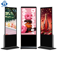 Pantalla LED de Alta Definición 4K de 55 Pulgadas ZDHQ, Panel LCD Vertical con Pantalla Táctil, Cartel Digital para Autoservicio, Tiendas Minoristas y Educación