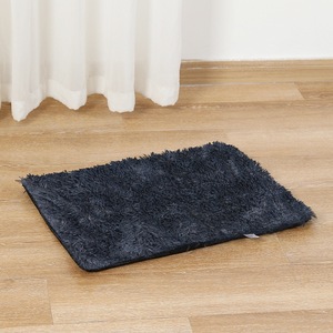 Роскошная плюшевая подушка для домашних животных, оптовая продажа, зимняя теплая ортопедическая кровать для собак, нескользящая съемная и моющаяся однотонная кровать - Product Image 5