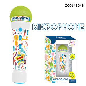 Design popolare piccolo mini giocattolo di plastica microfono senza fili per bambini macchina da canto gioco karaoke - Product Image 5
