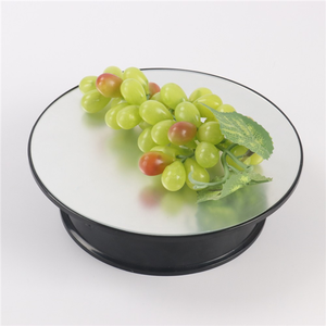 High Quality and Hot Sales 25cm Mirror <strong>Display</strong> Electric <strong>Rotating</strong> Turntable for Show off a Human Wig Jewelry Turntable <strong>Motor</strong> - Product Image 1