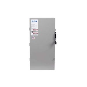 สวิตช์นิรภัยแบบไม่มีฟิวส์ Eaton DG223UGB 2 สาย 2 ขั้ว 100 แอมป์ 240 โวลต์ AC NEMA 1 แบบกดโยกด้วยมือ - Product Image 1