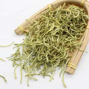 Fleur de chèvrefeuille séchée Jin Yin Hua, Lonicera japonica naturelle chinoise, thé de fleurs de chèvrefeuille séchées - Product Image 1