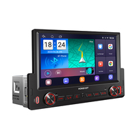 Autoradio FM 5 pouces simple DIN avec CarPlay, Android Auto, musique, vidéo, BT, lecteur DVD, lecteur MP5 pour voiture