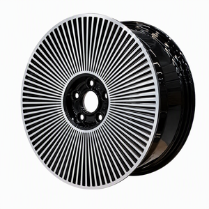 Cerchi in Lega di Alluminio Forgiato 6061-T6 Nuovi, Diretti dalla Fabbrica, da 19-22 Pollici, Finitura Spazzolata, 50 Razze <span class=keywords><strong>a</strong></span> Turbina, 5x112/114.3/120, Alta Qualità - Product Image 1