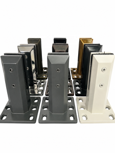 Supports de panneaux en verre SS304 à finition anti-corrosion moderne <span class=keywords><strong>pour</strong></span> clôture de piscine extérieure et barrière de jardin en verre sans cadre - Product Image 4
