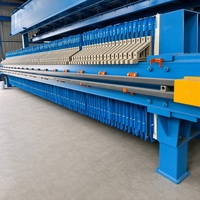 Nouvel équipement de presse à plaques automatique à commande PLC entièrement automatique et à faible coût d'exploitation pour les stations d'épuration des eaux usées