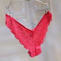2024 Culotte Femme en Dentelle Transparente Assortie Modèle Séduction à Couleurs Variées