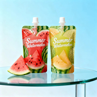 Pochette Doypack Personnalisée Imprimée en Héliogravure, Écologique, Anti-humidité, pour Aliments pour Animaux, avec Bec Verseur, 50ml-500ml, Emballage Alimentaire Stratifié PE