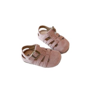 Sandalias Romanas Huecas para Niños, Estilo Coreano, Verano 2025, Plataforma para Niñas, Birkenstocks, Zapatos con Punta Cerrada y Cierre de Velcro para Niños - Product Image 5