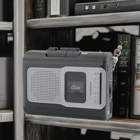 Lecteur d'enregistreur de Cassette de baladeur portable Radio AM FM Lecteur de cassette Vintage compact avec grand haut-parleur et prise pour écouteurs