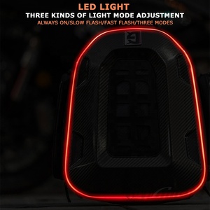 Sac de siège arrière multifonctionnel pour moto, sacs de rangement pour casque de Motocross, pour lumières LED, sac à dos étanche à capacité extensible pour hommes - Product Image 6
