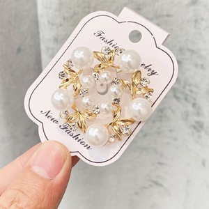 Épingles à hijab originales pour femmes, broches de sécurité en perles pour foulards, clips en alliage pour mariages et fiançailles - Product Image 6