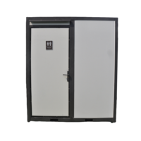 Maison préfabriquée modulaire portable XH avec douche pour atelier, hôpital, appartement, extérieur, public, design moderne, écologique