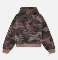 Sweat-shirts tactiques déchirés à capuche pour hommes, tendance, en coton texturé, imprimé camouflage, avec logo, style décontracté