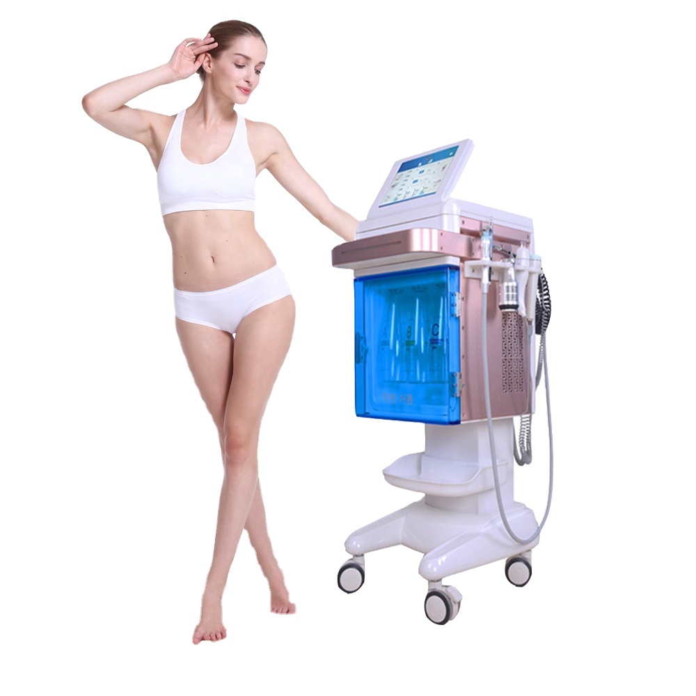 6 в 1 Многофункциональный скидка воды чудо машина ухода за лицом h2o2 воды дермабразия кожи пилинг омоложения кожи красота