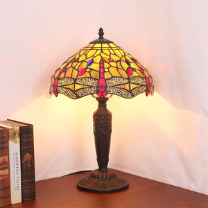 Lámparas de Mesa de Estilo Retro Europeo para Dormitorio, Suministro Directo de Fábrica, Diseño Creativo de Libélula para Sala de Estar, Estudio, Barra de Bar - Product Image 1