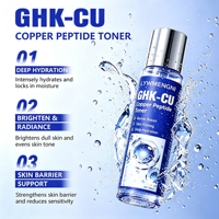 Tonique hydratant puissant et profondément nourrissant à la peptide de cuivre GHK-CU de la marque LYWMENGNI