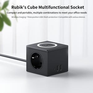 Adaptateur secteur Magic Box <span class=keywords><strong>Cube</strong></span>, directement de l'usine, avec port de charge rapide PD20W, charge sans fil NFC, longueur de câble 3m/5m, courant nominal 10A - Product Image 3