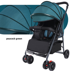 Bán Chạy Nhất Cao Phong Cảnh Có Thể Ngồi Ngả Ánh Sáng Gấp Xe Đẩy Em Bé Tự Động Gấp Nhỏ Gọn Trọng Lượng Nhẹ Xe Đẩy Em Bé - Product Image 3