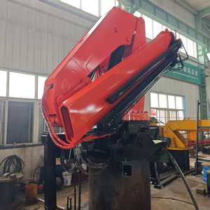 รถเครนติดเรือแบบยืดหดได้ เครนพับได้สำหรับเรือเดินสมุทร รถเครนติดรถบรรทุกสำหรับขาย - Product Image 6