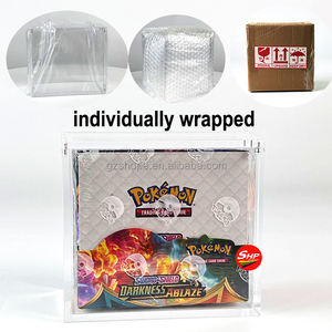 Boîte de protection en acrylique transparente SHP Boîte de présentation en acrylique pour <span class=keywords><strong>Pokemon</strong></span> Scarlet & Violet:Surging Sparks Booster Box - Product Image 6