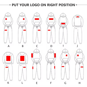 Set Felpa con Zip Unisex all'Ingrosso, Tuta in Pile Tecnico, Tuta Invernale Calda in Cotone per <span class=keywords><strong>Uomo</strong></span>, Set Felpe di Alta Qualità - Product Image 6