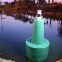 Botai – Bouée de navigation marine mini PE verte et rouge à prix réduit, avec protection UV, éclairage solaire ou marqueur supérieur pour bateaux de guidage en rivière ou lac