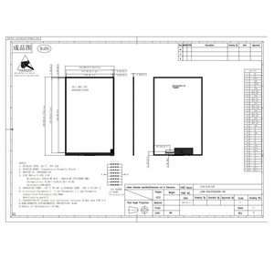 Industri 10.1 inch <span class=keywords><strong>TFT</strong></span> Màn hình LCD module mipi hiển thị với 800*1280 Độ phân giải 10.1 "LCD Bảng điều chỉnh - Product Image 6